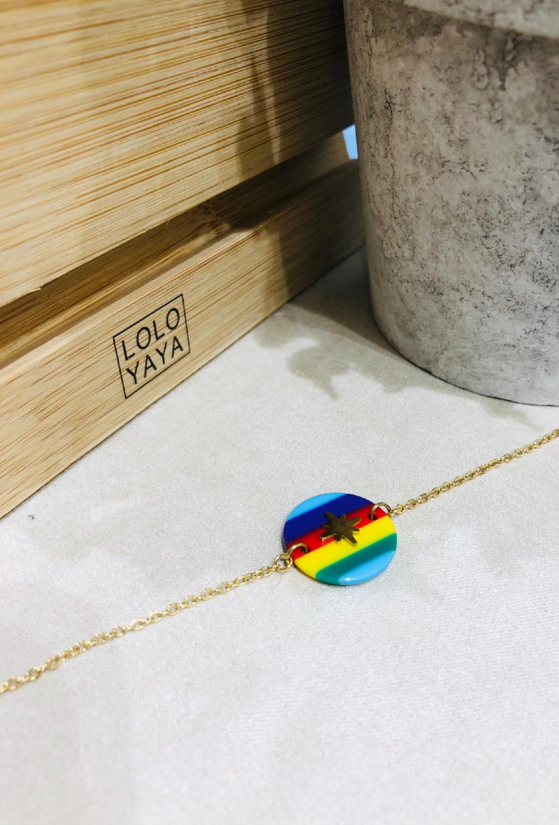 Grossiste LOLO & YAYA - Bracelet chaîne Raina O.S en Acier inoxydable