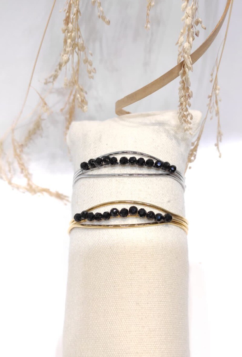 Wholesaler LOLO & YAYA - Rigid band bracelet in Stainless Steel