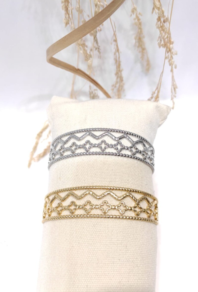 Wholesaler LOLO & YAYA - Rigid band bracelet in Stainless Steel
