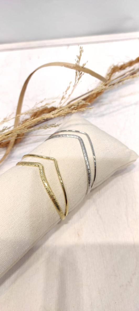 Wholesaler LOLO & YAYA - Rigid band bracelet in Stainless Steel