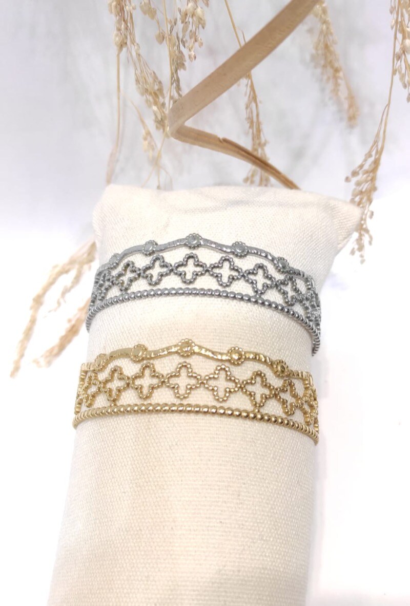 Wholesaler LOLO & YAYA - Rigid band bracelet in Stainless Steel
