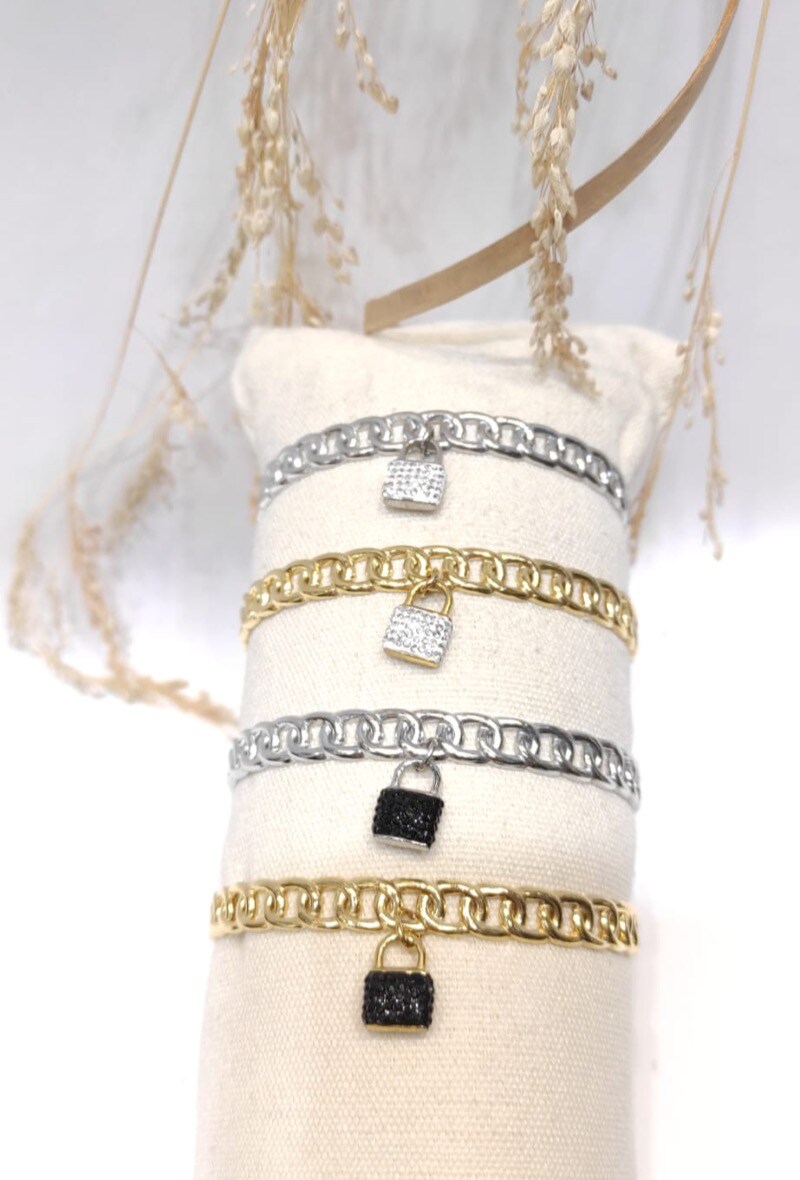 Wholesaler LOLO & YAYA - Rigid band bracelet in Stainless Steel