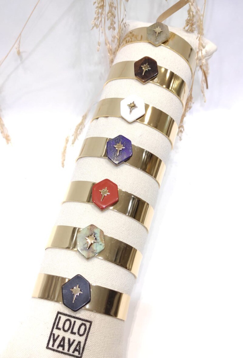 Wholesaler LOLO & YAYA - Rigid band bracelet in Stainless Steel