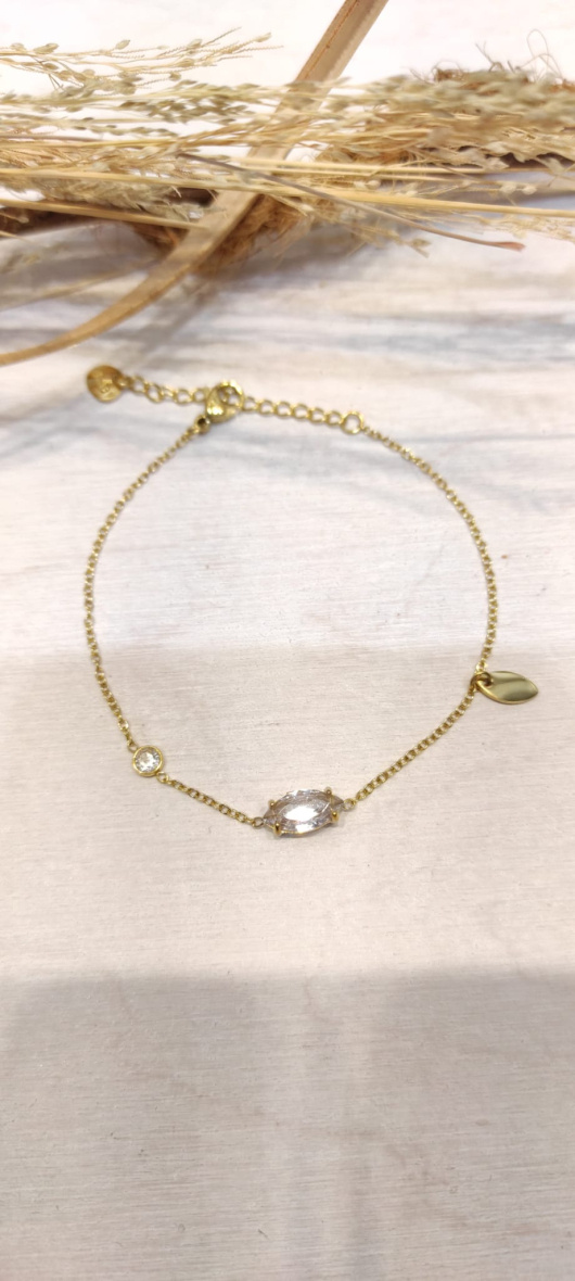 Wholesaler LOLO & YAYA - Anic oval stainless steel bracelet