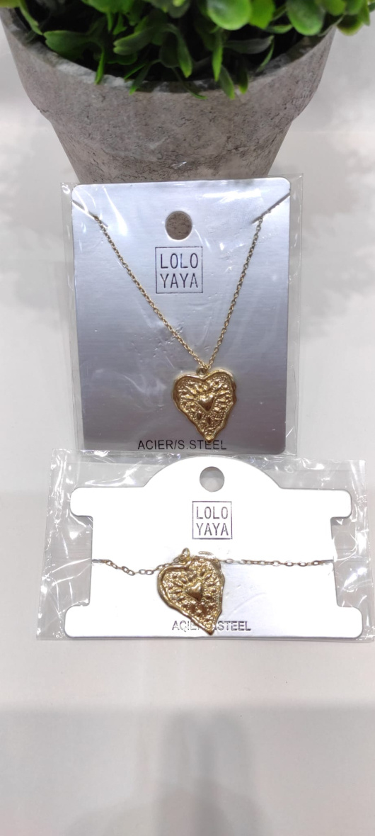 Wholesaler LOLO & YAYA - Stainless steel heart bracelet