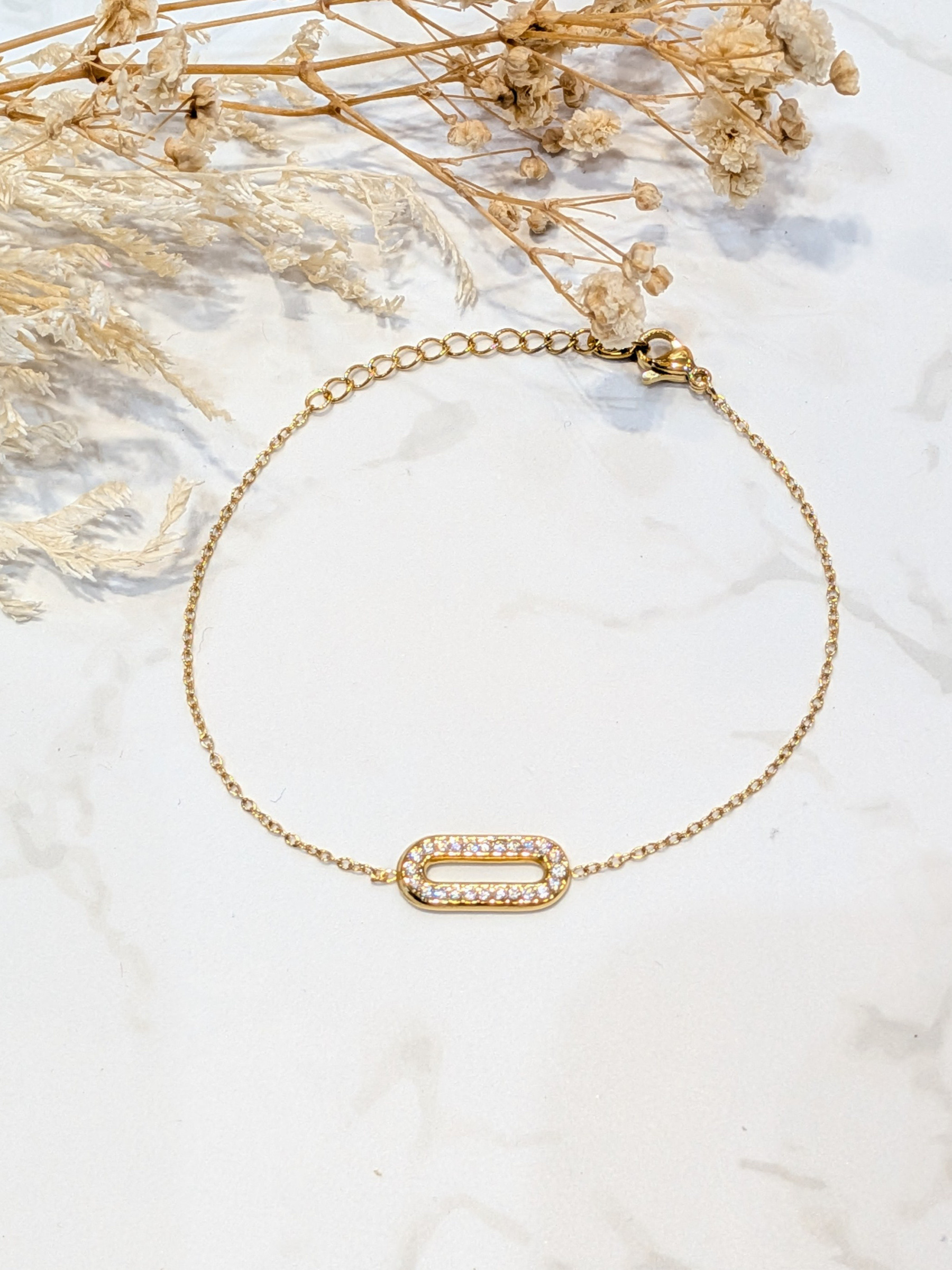 Wholesaler LOLO & YAYA - Poéma rhinestone necklace in stainless steel