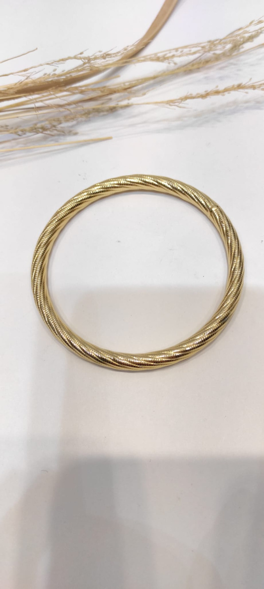 Wholesaler LOLO & YAYA - Aisse rigid bangle bracelet in stainless steel