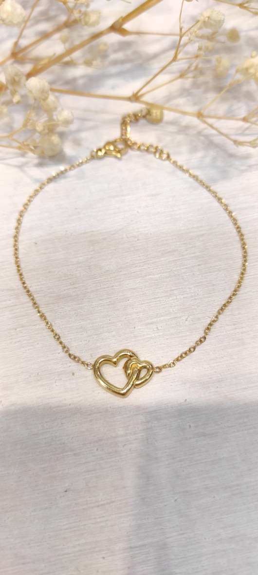 Wholesaler LOLO & YAYA - Timeless Oana heart bracelet in stainless steel