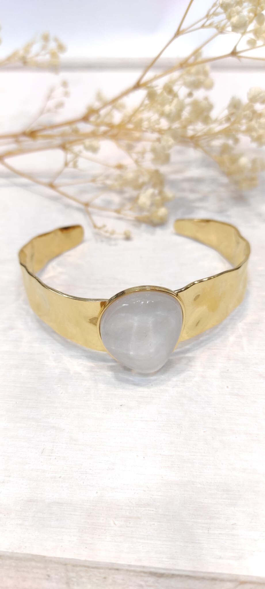 Wholesaler Lolo & Yaya - Aulde rigid bangle bracelet in stainless steel