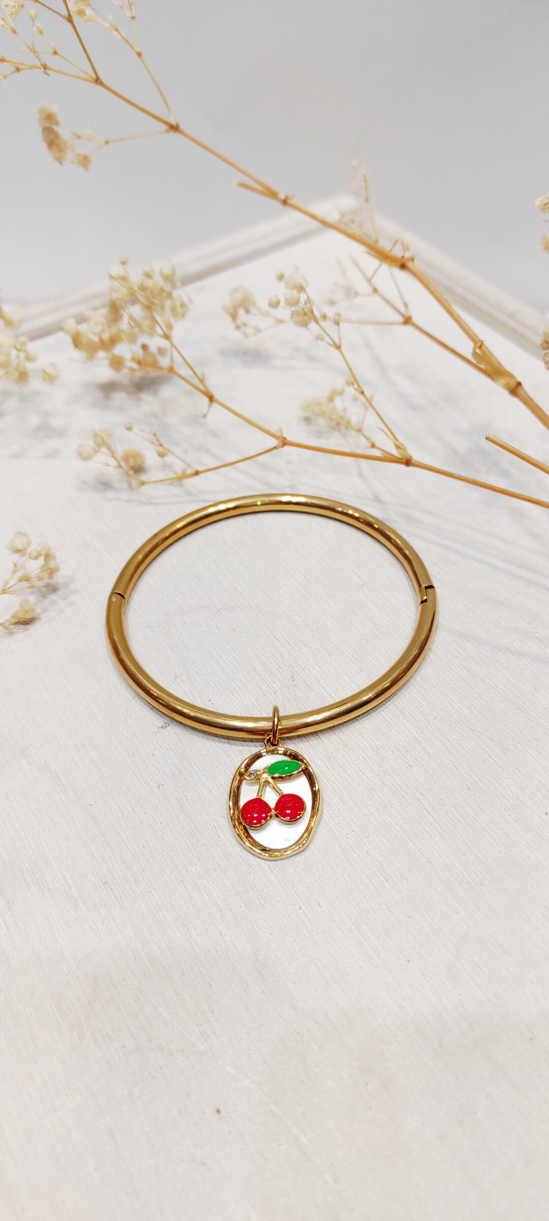 Mayorista Lolo & Yaya - Rigid Hamley Cherry Cherry Bank en acero inoxidable