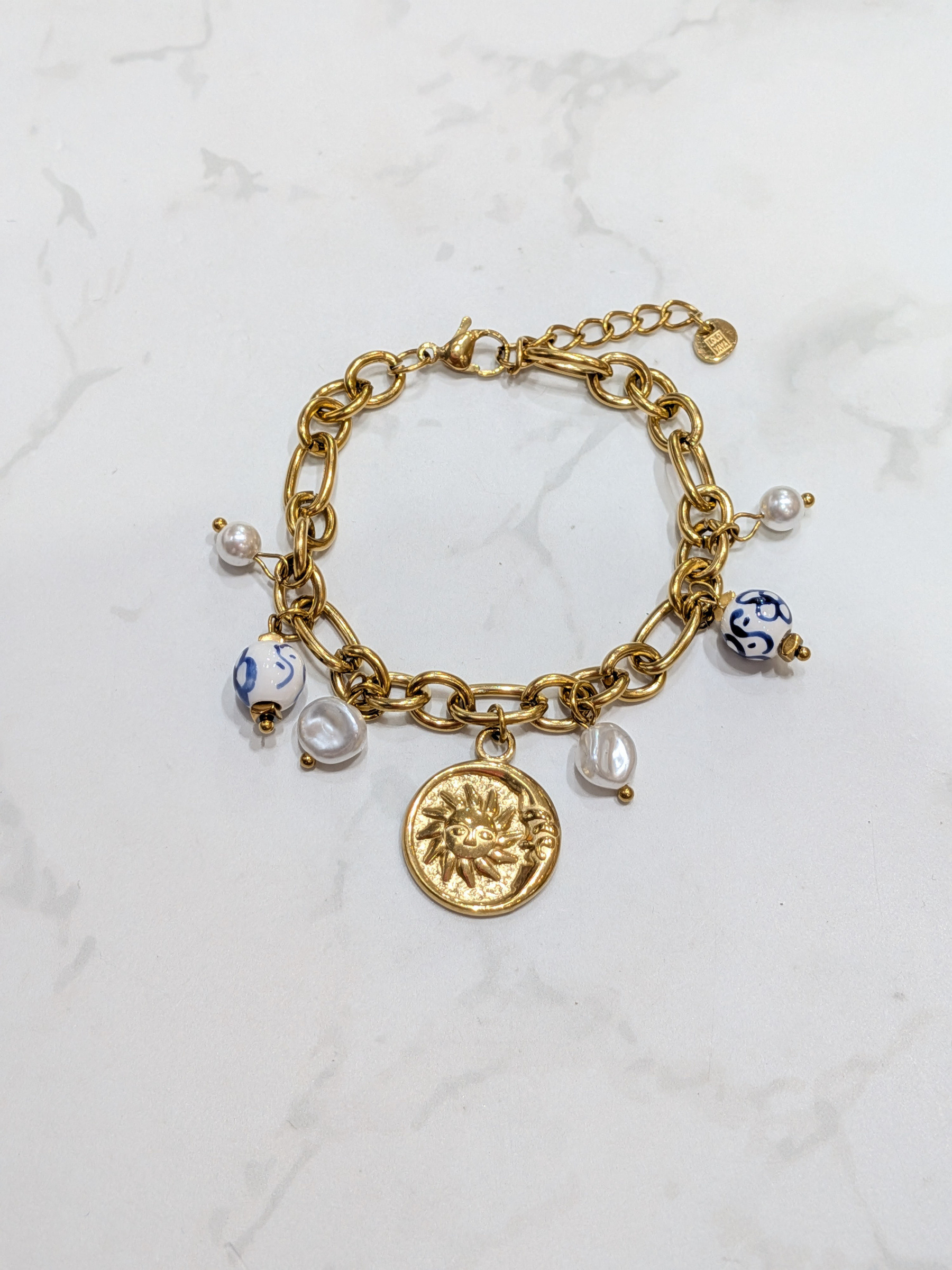 Grossista LOLO & YAYA - Bracciale Solaris Blu Bianco