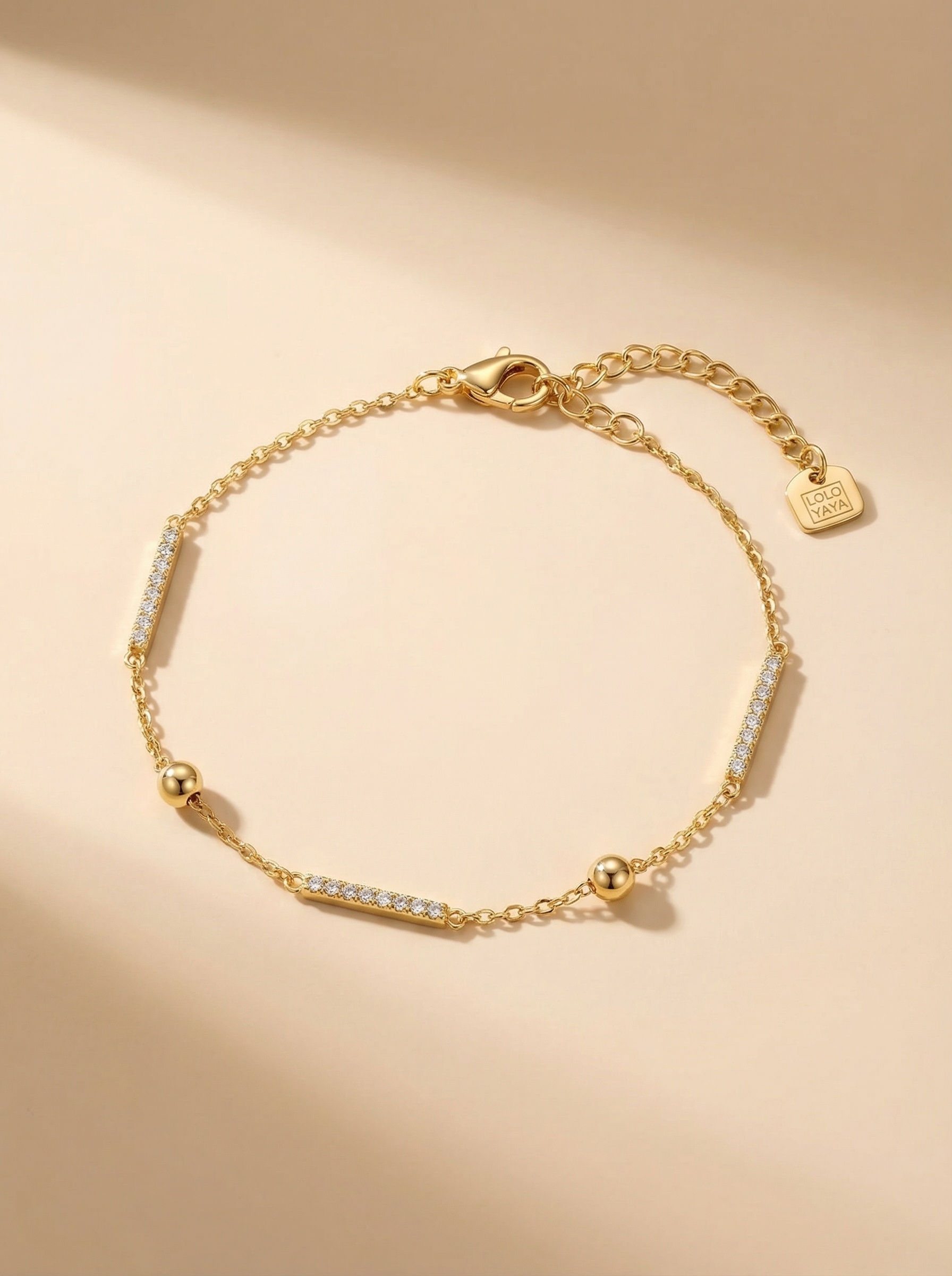 Mayorista LOLO & YAYA - Pulsera en forma de Y con strass Willow