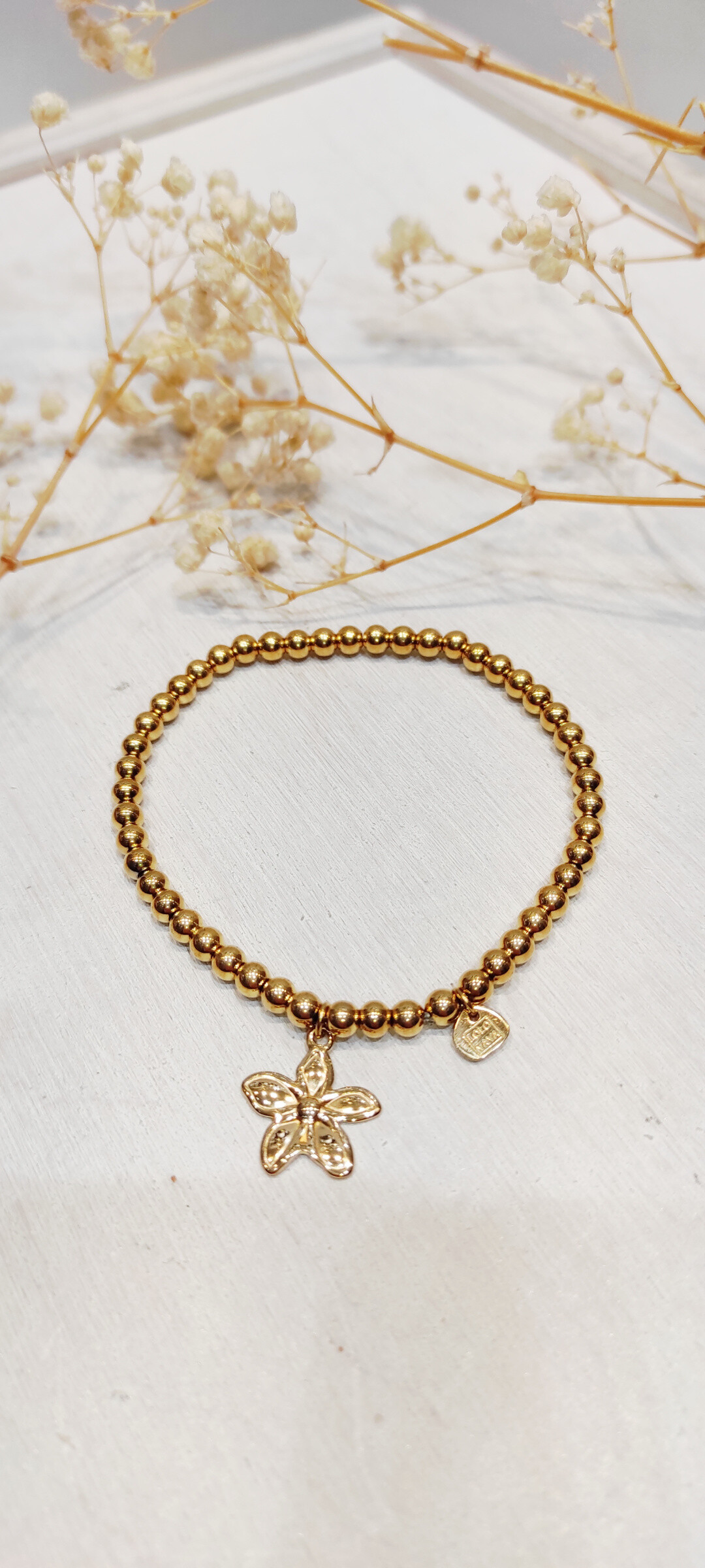 Grossista Lolo & Yaya - Steph Flower Buck Bracciale Steph in acciaio inossidabile