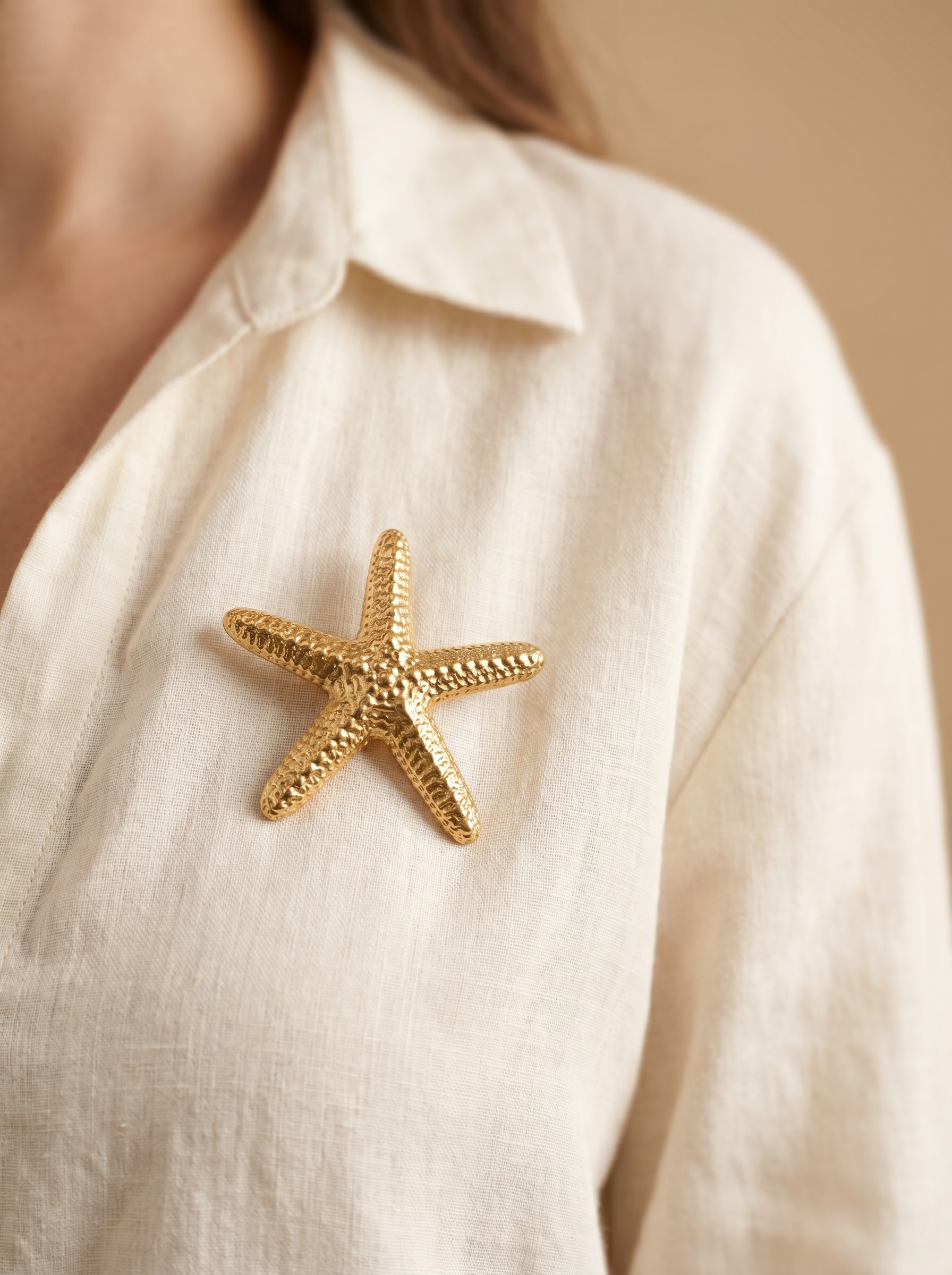 Grossiste LOLO & YAYA - Broche Étoile d’Or
