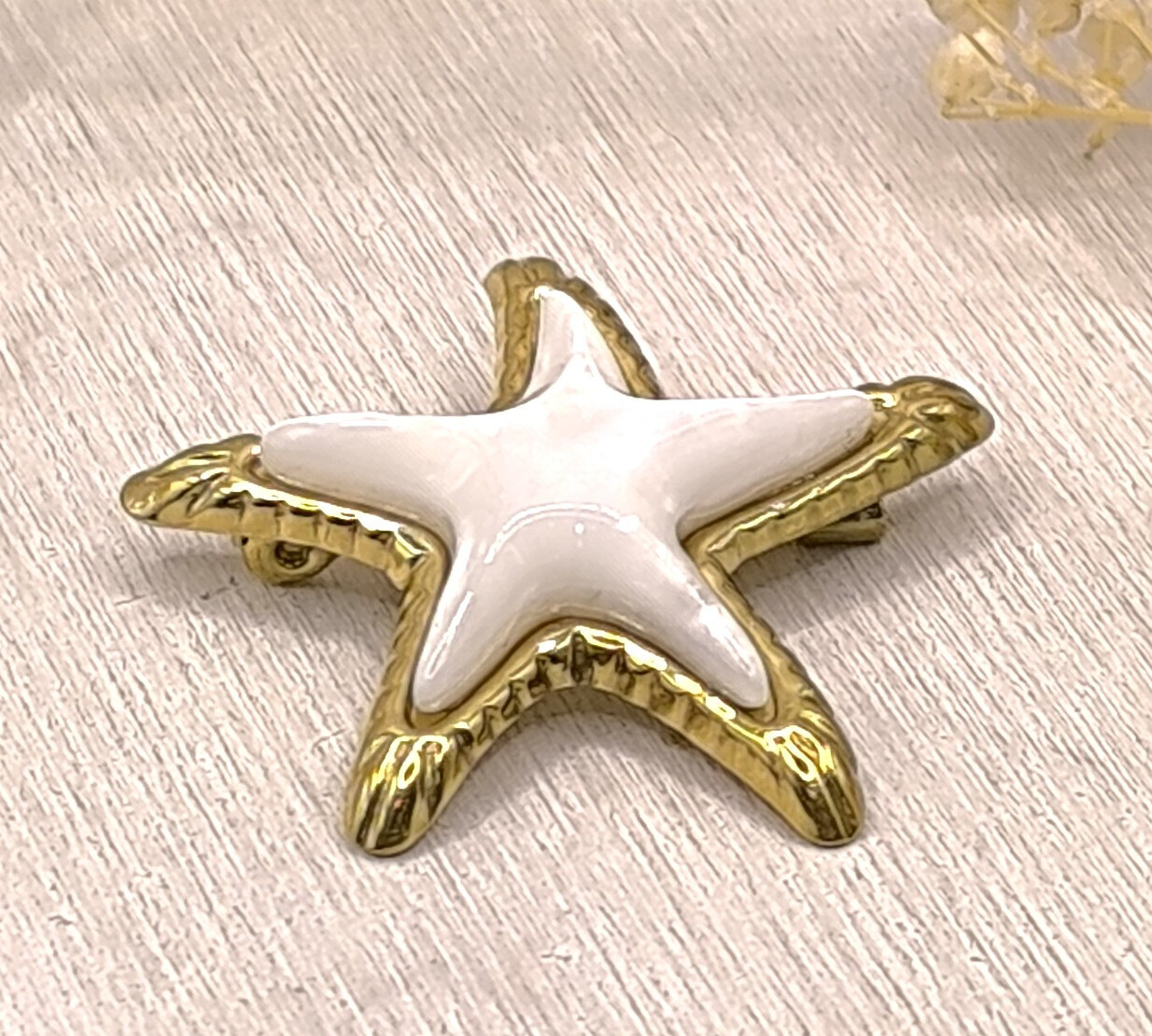 Mayorista Lolo & Yaya - Pin de estrella de acero inoxidable