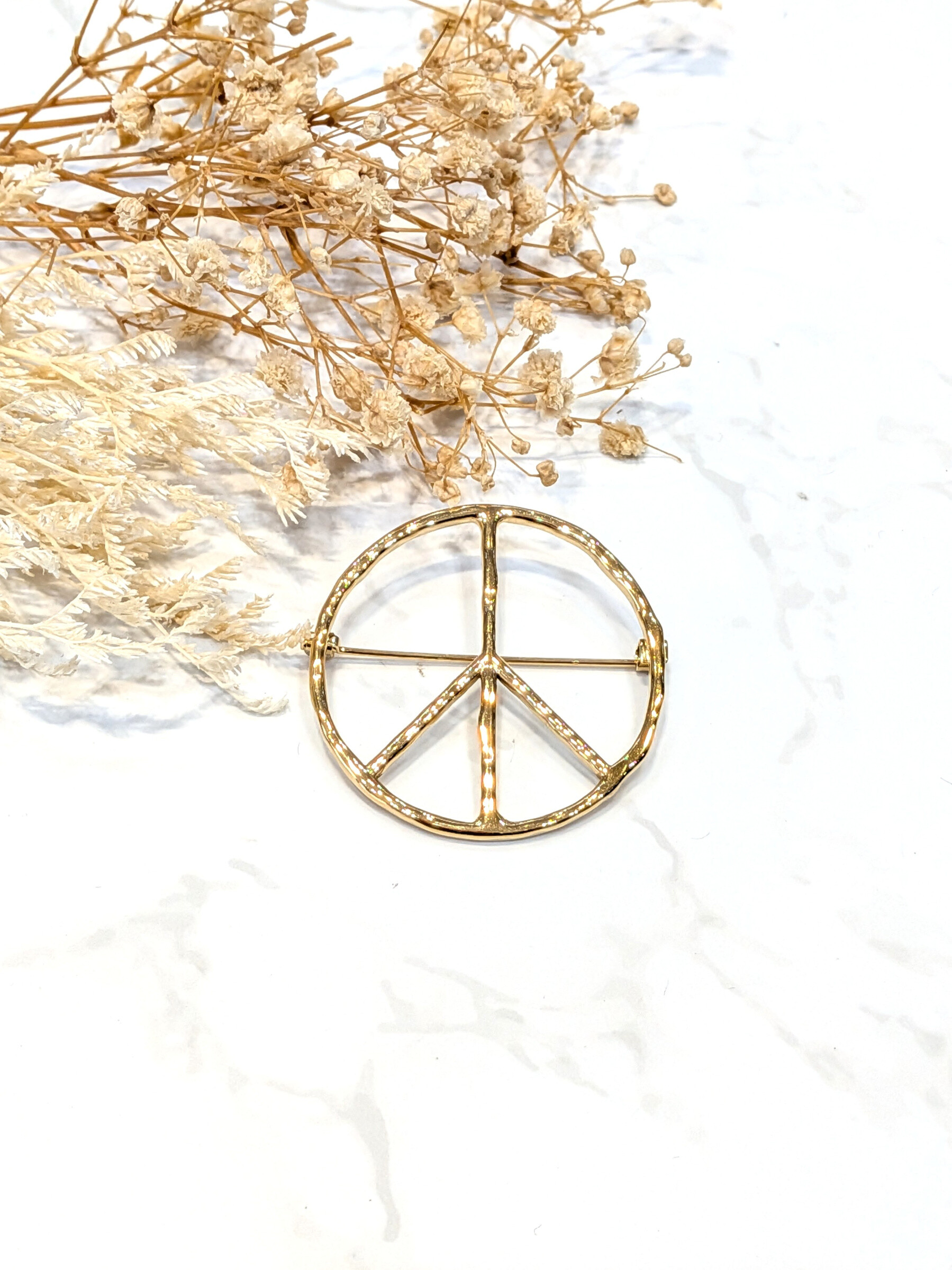 Wholesaler Lolo & Yaya - Lamballow peace stainless steel brooches