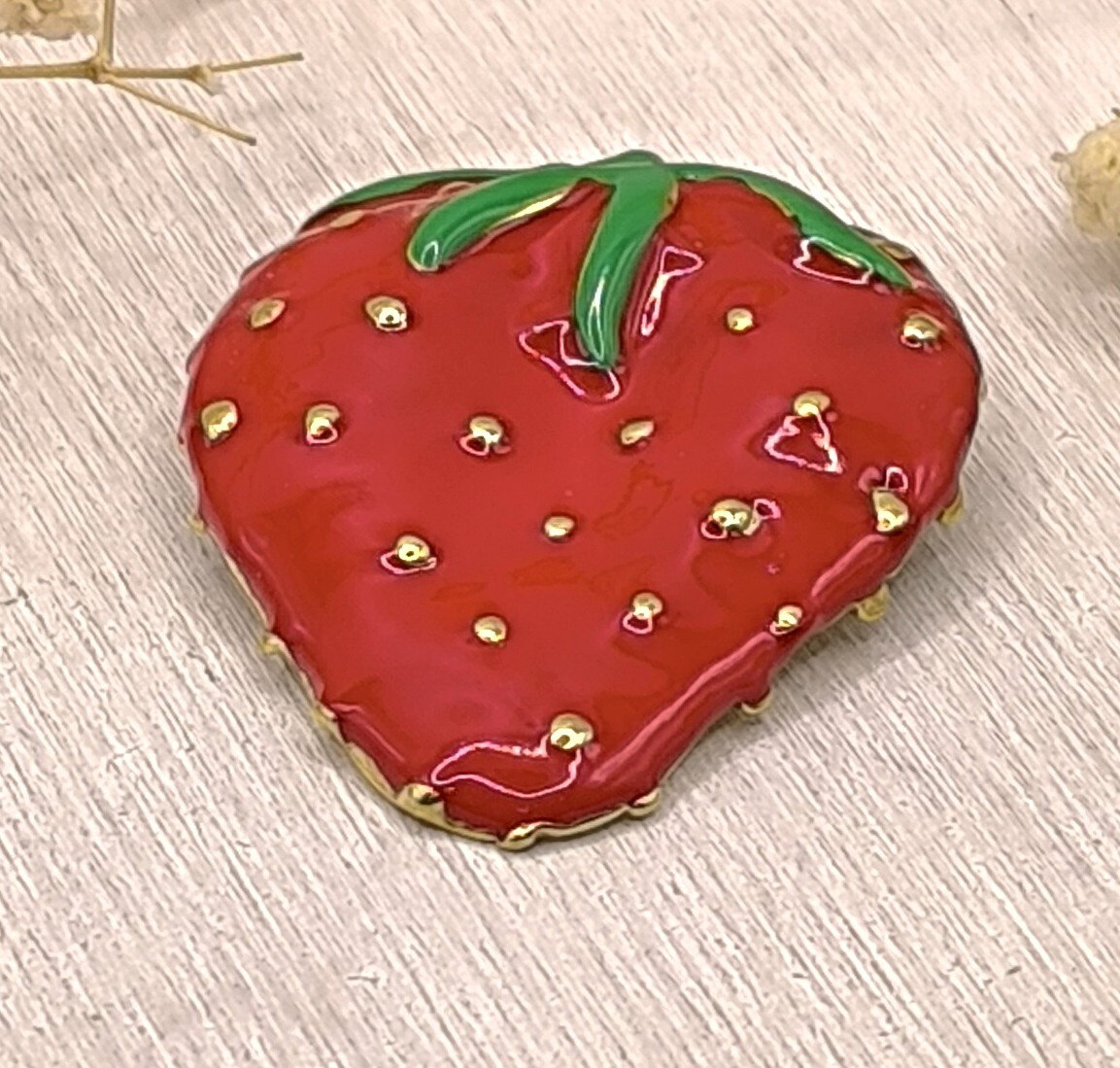 Grossista Lolo & Yaya - Perno di fragola in acciaio inossidabile