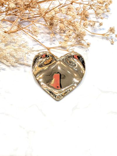 Grossiste LOLO & YAYA - 46615 Broche cœur en acier inoxydable Grossiste LOLO & YAYA - 46615 Broche cœur en acier inoxydable