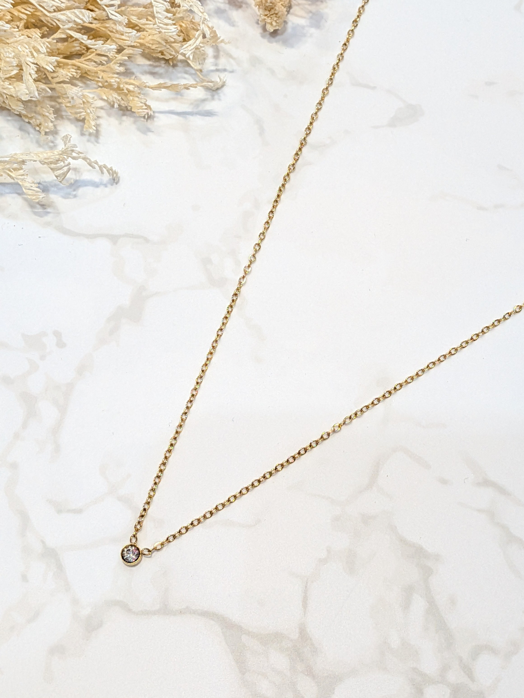 Grossiste LOLO & YAYA - Collier Éternelle Mini en Acier inoxydable