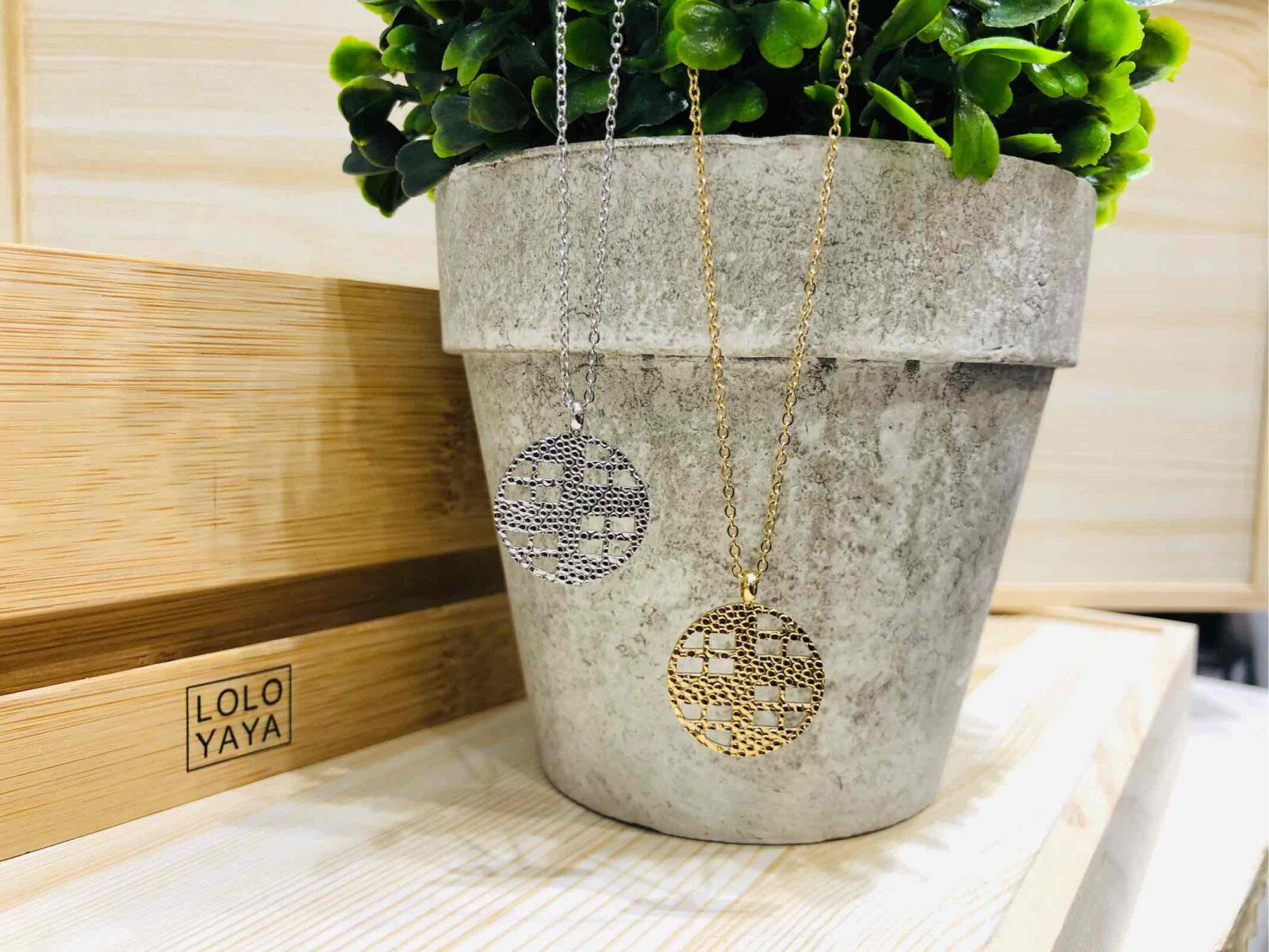 Grossiste LOLO & YAYA - Collier Margaux R en Acier inoxydable