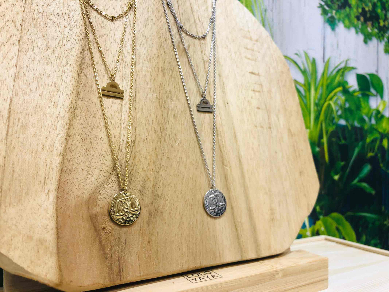 Grossiste LOLO & YAYA - Collier Astro Multi-rang " Balance ♎ " en Acier inoxydable