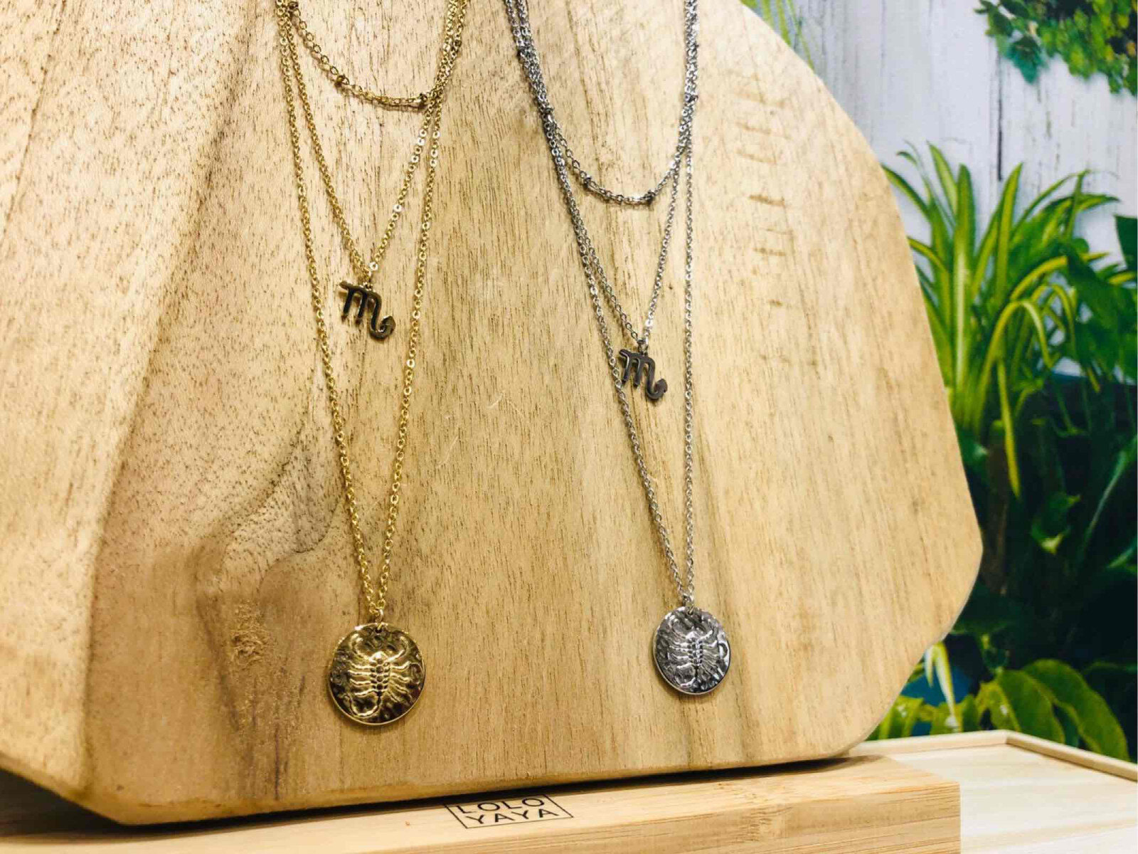 Grossiste LOLO & YAYA - Collier Astro Multi-rang " Scorpion ♏ " en Acier inoxydable