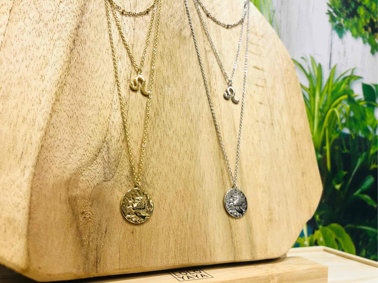 Grossiste LOLO & YAYA - Collier Astro Multi-rang " Lion ♌ " en Acier inoxydable