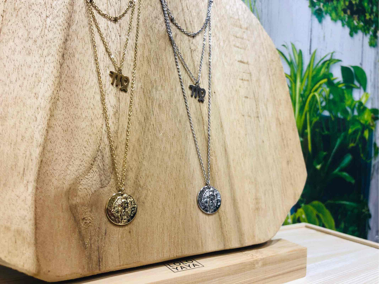 Grossiste LOLO & YAYA - Collier Astro Multi-rang " Vierge ♍ " en Acier inoxydable