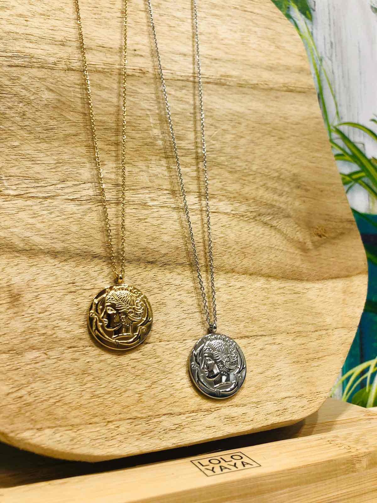 Grossiste LOLO & YAYA - Long Collier Sautoir Joséphine en Acier inoxydable