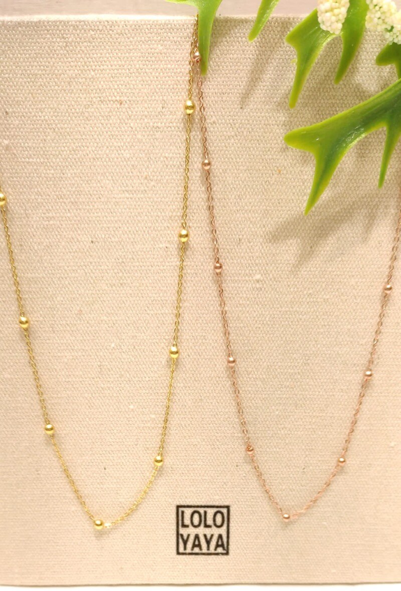 Grossiste LOLO & YAYA - Collier Lou en Acier inoxydable