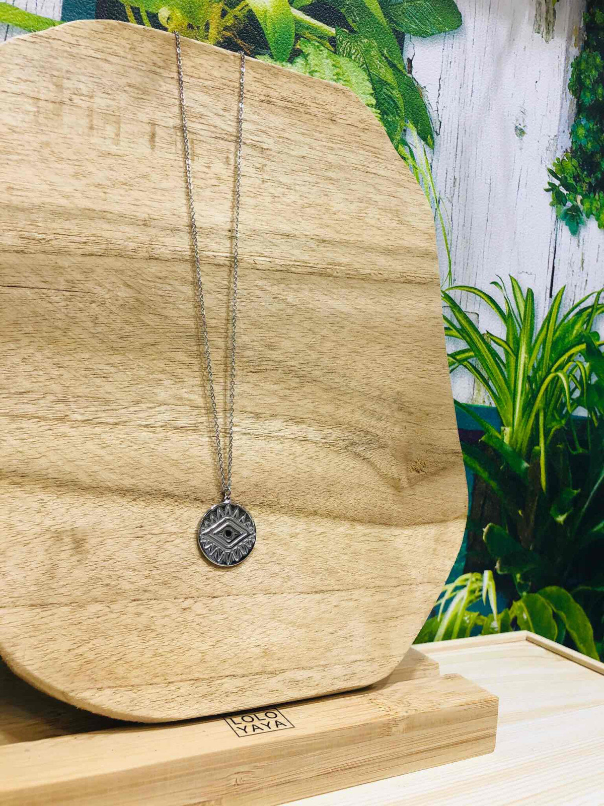 Grossiste LOLO & YAYA - Long Collier Sautoir Oeil S en Acier inoxydable