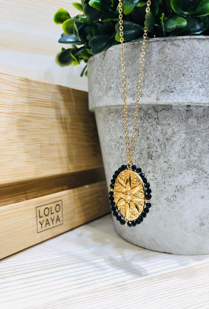 Grossiste LOLO & YAYA - Collier Carla D en Acier inoxydable