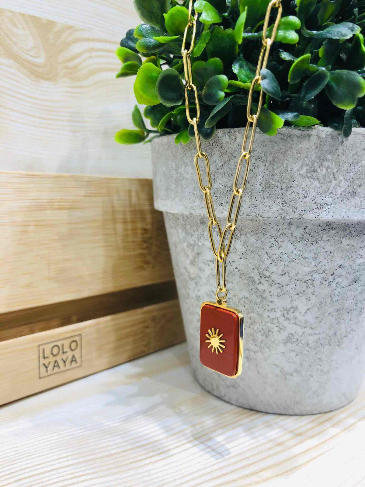 Grossiste LOLO & YAYA - Collier Amélie D en Acier inoxydable