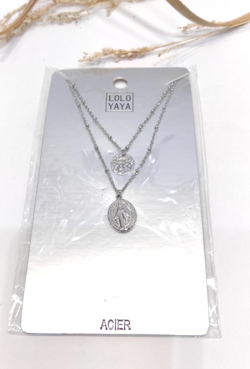 Grossiste LOLO & YAYA - Collier Multi-Rang en Acier inoxydable