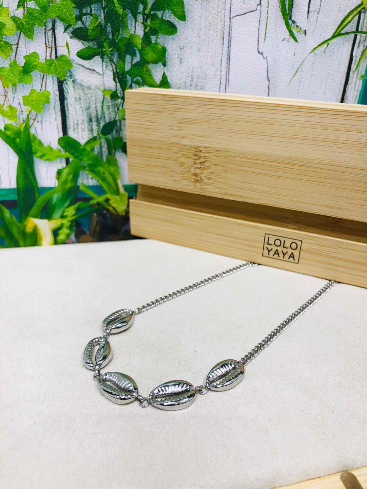 Wholesaler LOLO & YAYA - Necklace Five in Stainless Steel