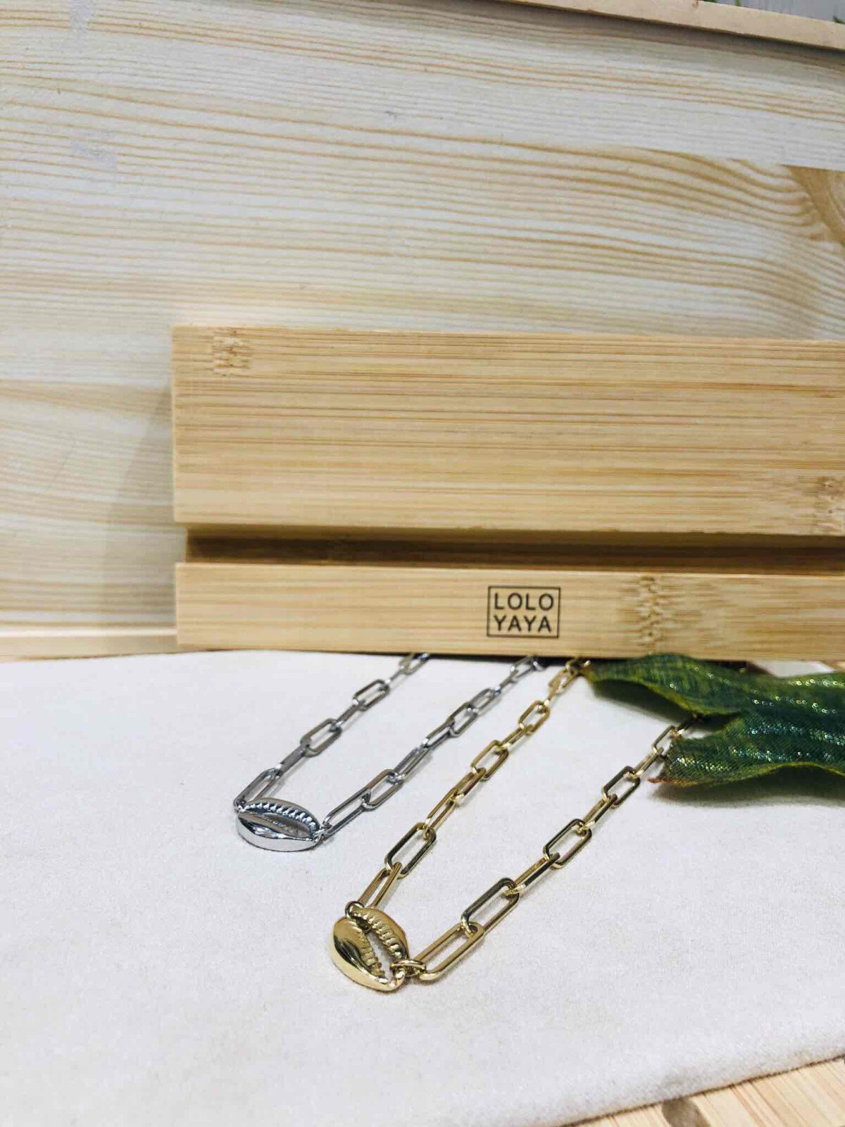 Grossiste LOLO & YAYA - Collier June-Coquillage Grain de café  en Acier Inoxydable
