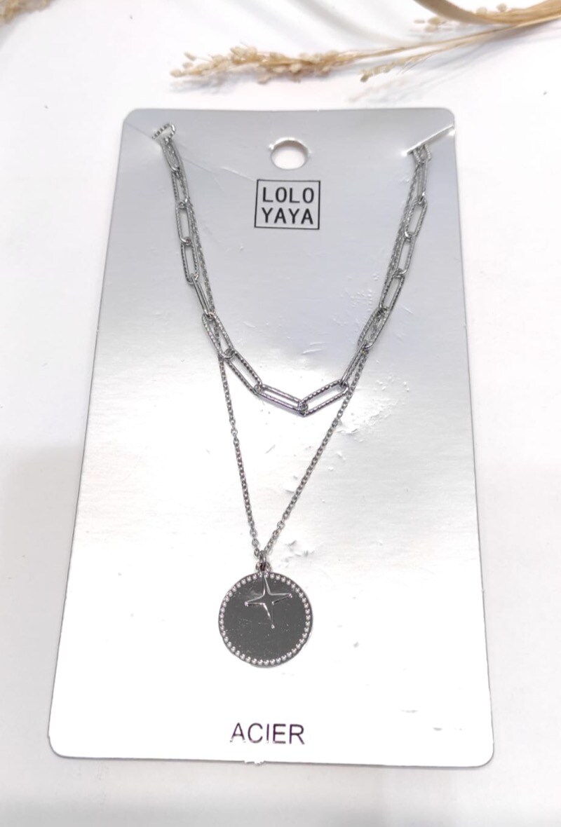 Grossiste LOLO & YAYA - Collier Multi-Rang June S en Acier Inoxydable