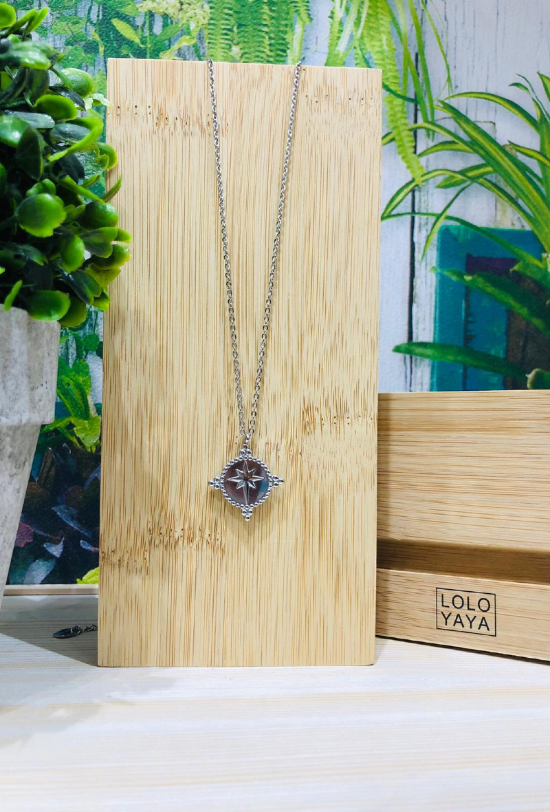 Grossiste LOLO & YAYA - Collier Sautoir Stella en Acier inoxydable