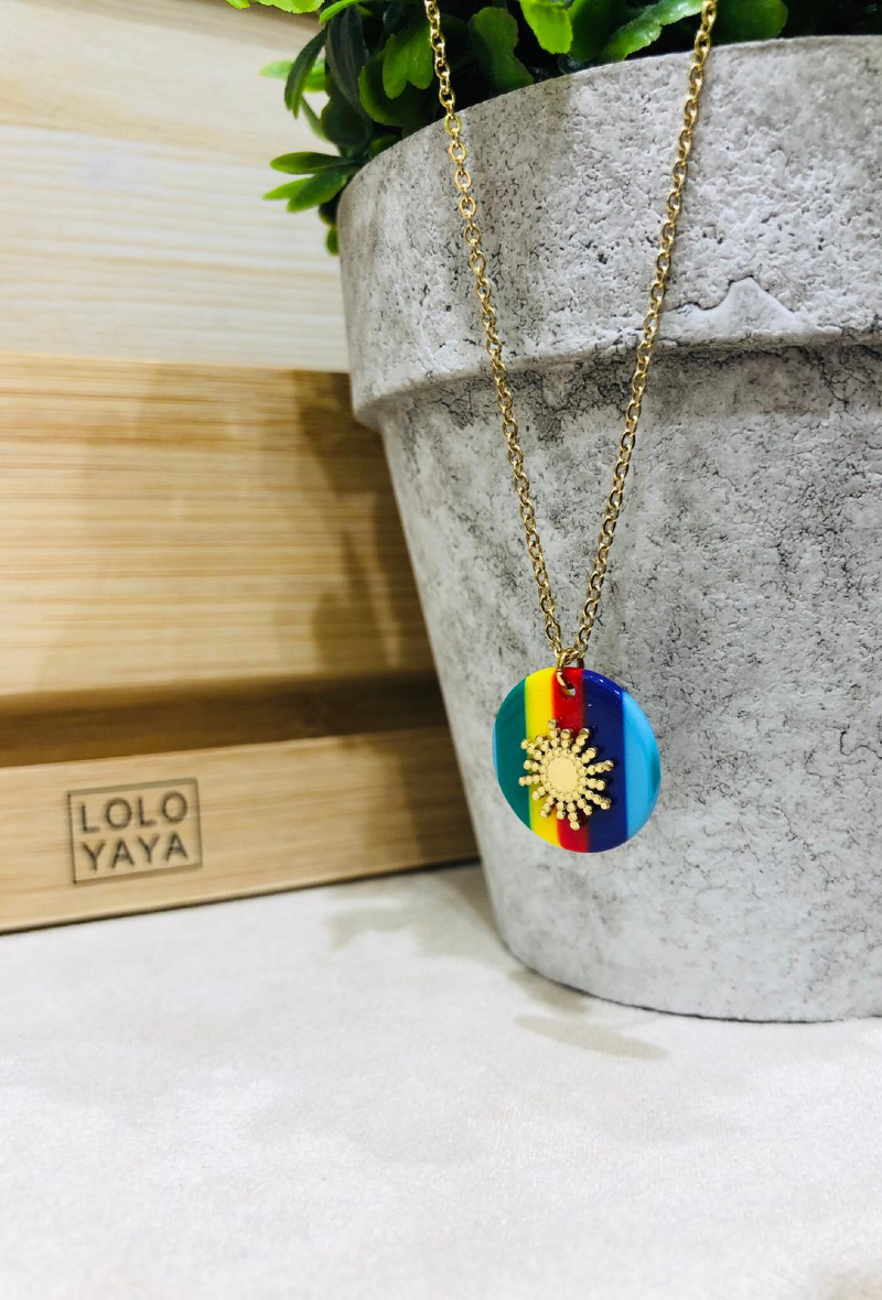 Grossiste LOLO & YAYA - Collier Raina P.S en Acier inoxydable