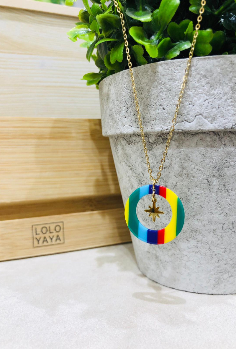 Grossiste LOLO & YAYA - Collier Raina O.S en Acier inoxydable