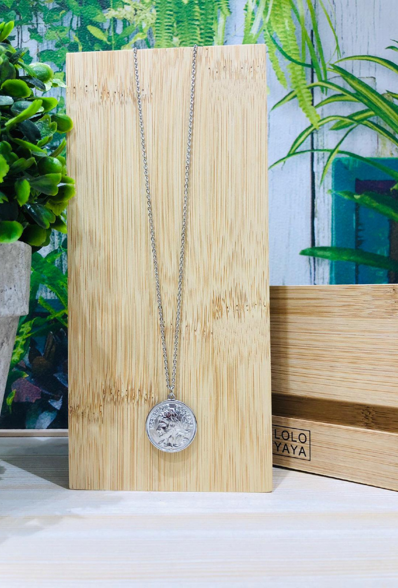 Grossiste LOLO & YAYA - Collier Sautoir La Pièce en Acier inoxydable