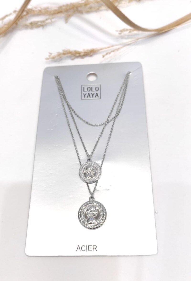 Grossiste LOLO & YAYA - Collier Multi-Rang en Acier inoxydable
