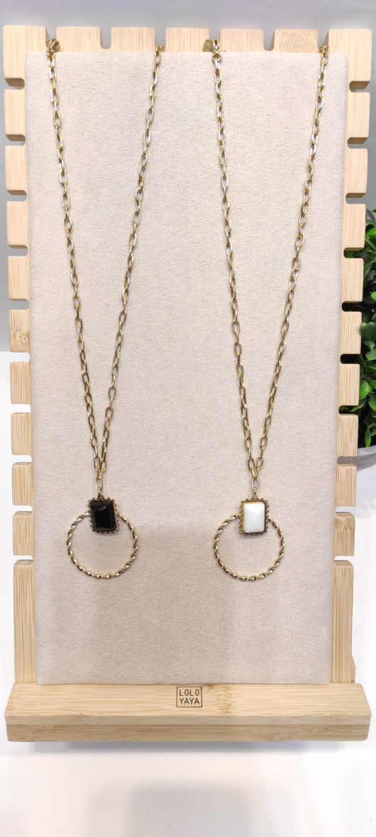 Grossiste LOLO & YAYA - 39453 Collier en Acier inoxydable