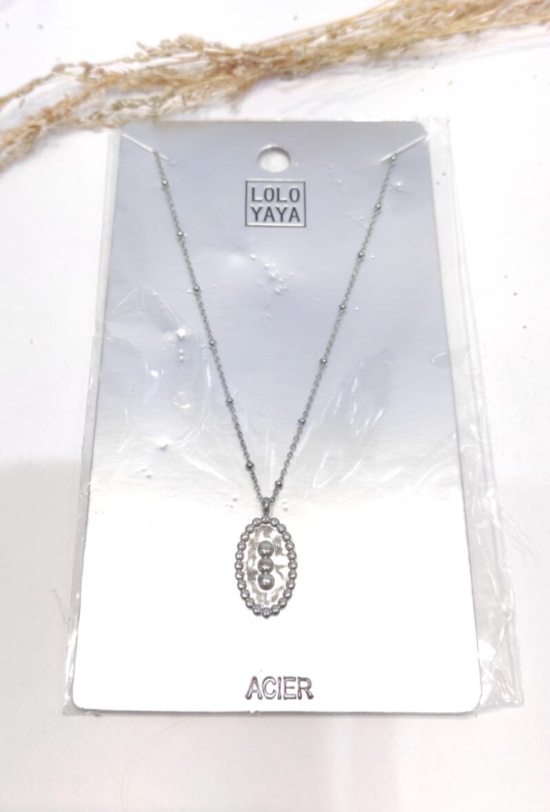 Wholesaler LOLO & YAYA - Collier Sautoir 70cm en acier inoxydable