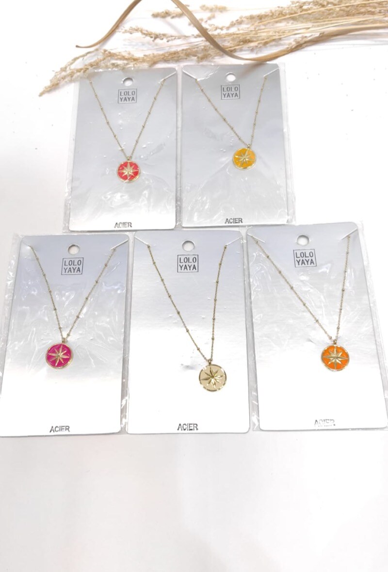 Wholesaler LOLO & YAYA - Collier Sautoir 70cm en acier inoxydable