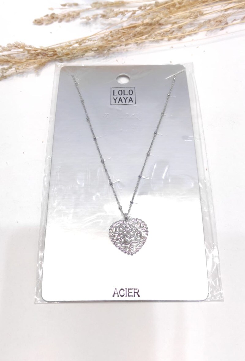 Wholesaler LOLO & YAYA - Collier Sautoir 70cm en acier inoxydable