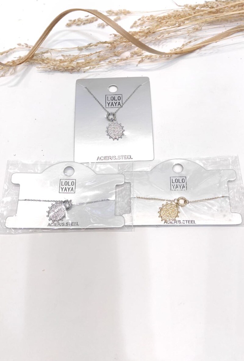 Wholesaler LOLO & YAYA - Collier Lahna en acier inoxydable