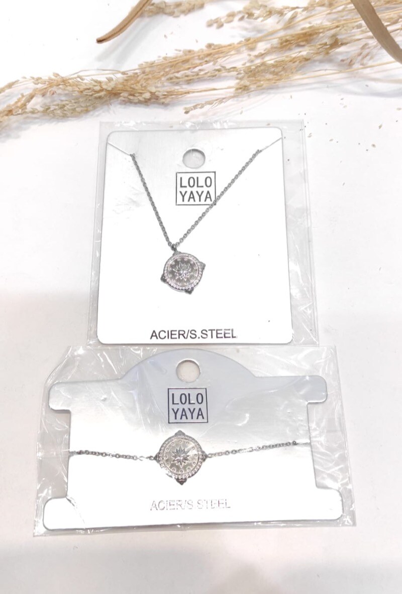 Wholesaler LOLO & YAYA - Collier Athenaïs en acier inoxydable