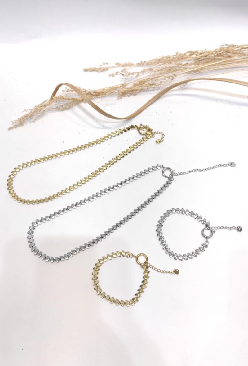 Wholesaler LOLO & YAYA - Collier Yuna en acier inoxydable