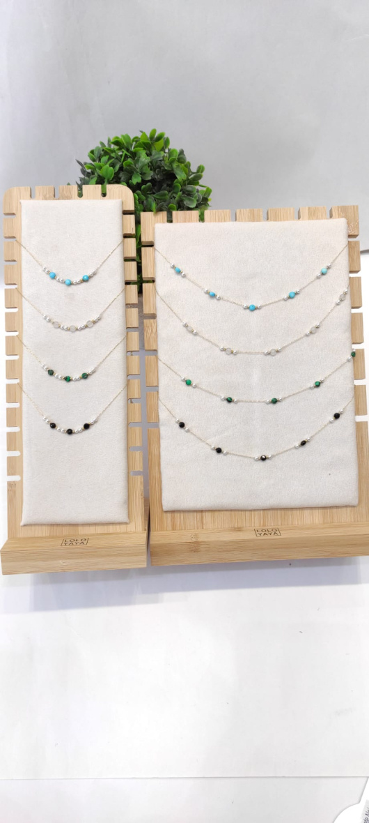 Wholesaler LOLO & YAYA - Celina pearl necklace in stainless steel